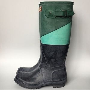 NWOT Hunter Boots multicolor 7.5